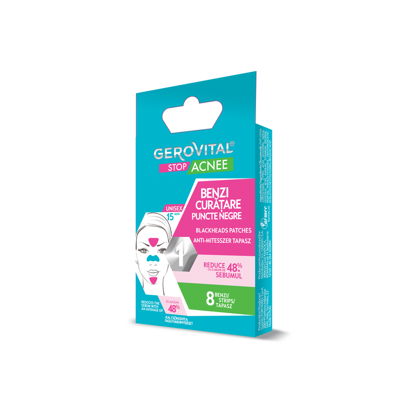 Gerovital Stop Acnee Benzi Curatare Puncte Negre