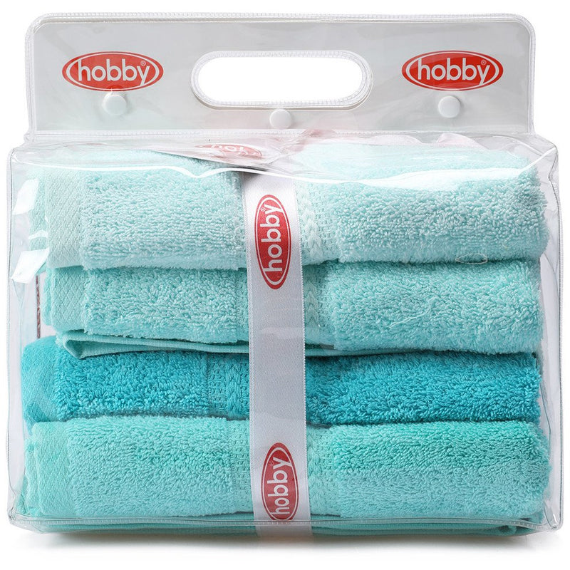 Set prosoape de baie Rainbow Tropical, 50x90 cm, 100% bumbac, 4 bucati