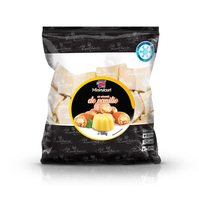 Alpin Lux minirulouri cu crema de vanilie 500g