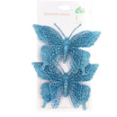 Set 2 fluturi decorativi, 9*11cm, diverse culori