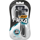 Aparat de Ras pentru barbati BIC Flex 4, 4 lame, pachet standard, 3 bucati