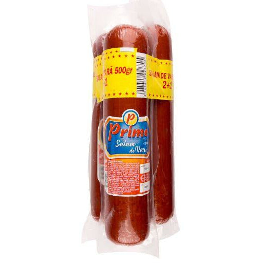 Pachet salam de vara (0.5kg) 2+1 gratis Primo