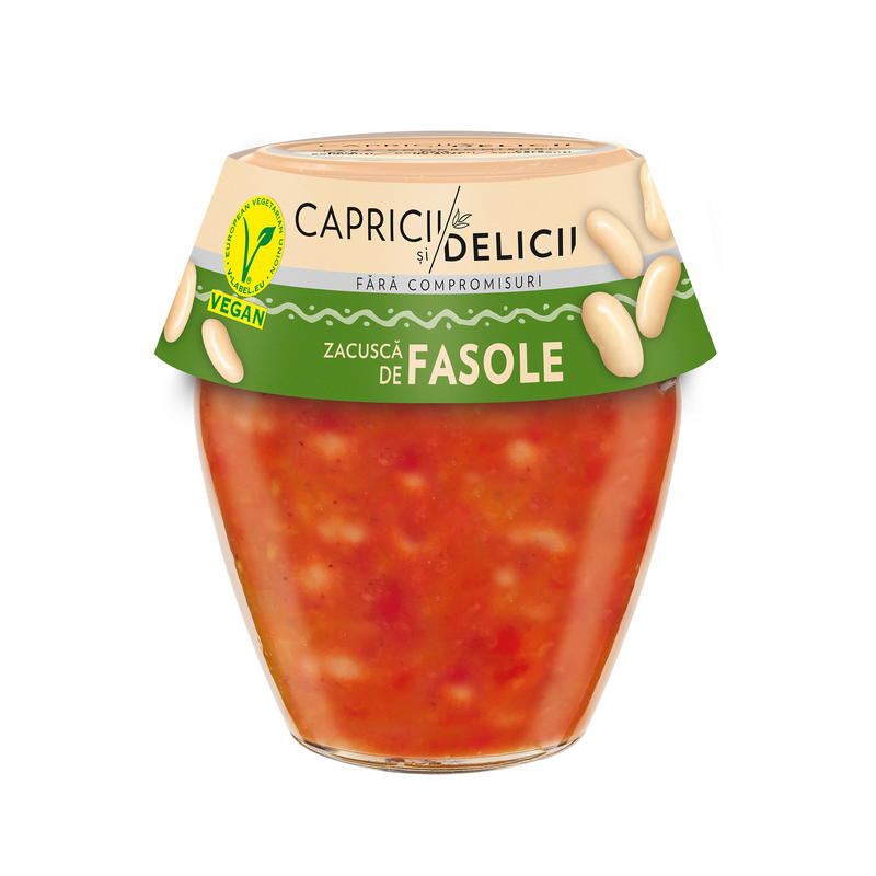 Zacusca de fasole Capricii si Delicii 290g