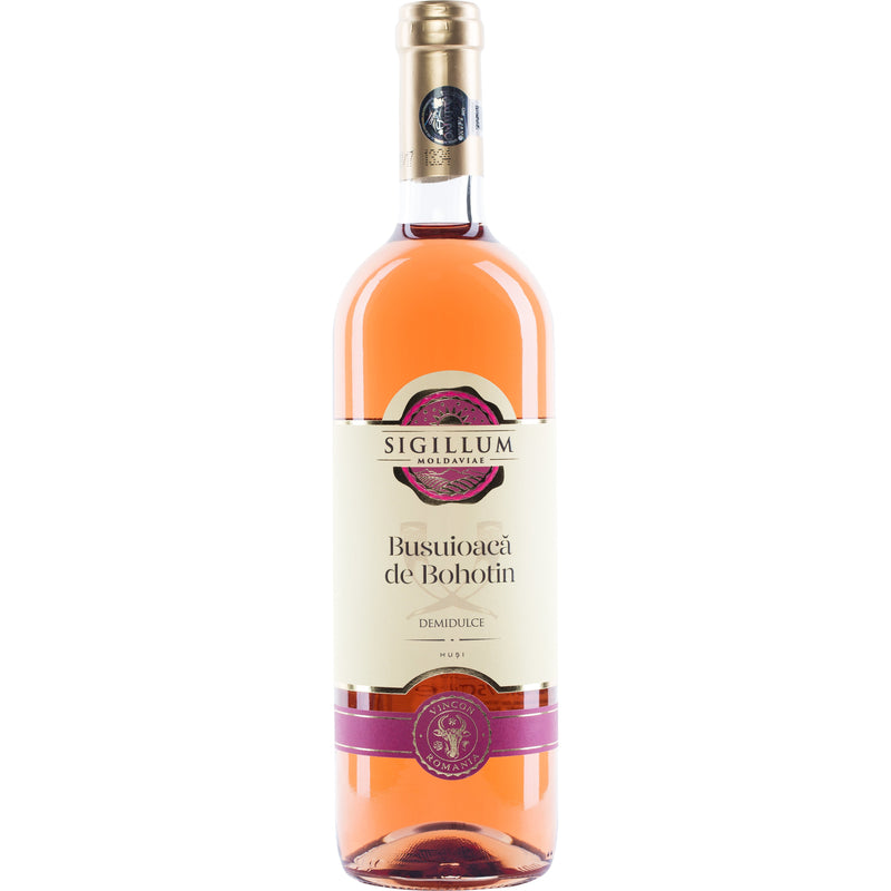 Sigillum Moldaviae, Busuioaca de Bohotin, vin rose, demidulce, 0.75L