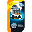 Rasoio BIC Flex 3 Classic da uomo, 3 lame, confezione promozionale, 3 + 1 pezzi