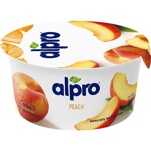 Alpro produs fermentat din soia cu piersica 150g