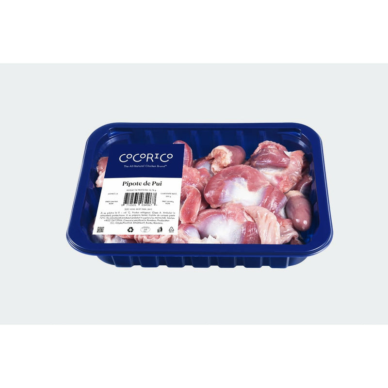 Cocorico Pipote si inimi de pui, per kg