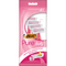 BIC Pure Lady Women's Shaver, 3 blades, standard package, 4 pieces, pink