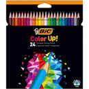 Bic Color Up creioane colorate, diverse culori, 24 buc/set