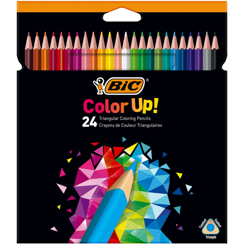 Bic Color Up creioane colorate, diverse culori, 24 buc/set
