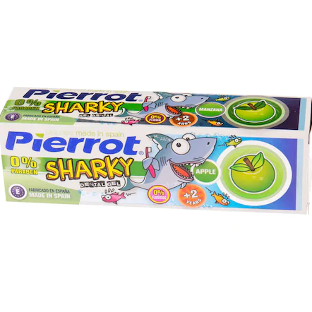 Pierrot Pasta de dinti pentru copii Sharky 0% Flour 75ML
