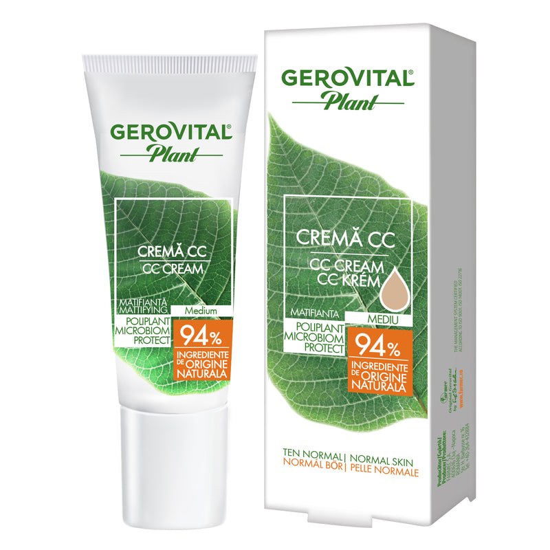 Gerovital Crema CC Mediu Matifianta Microbiom Protect 30ml