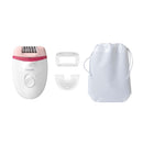 Philips Epilator Satinelle BRE255/00, 2 viteze, alb