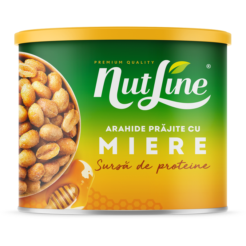 Nutline Arahide prajite cu miere, 135g