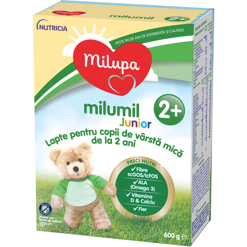 Milupa Milumil Junior lapte praf de la 2 ani, 600 g