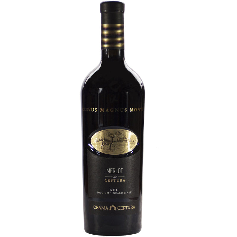 Ceptura Cervus Magnus Monte Merlot vin rosu sec 0.75l