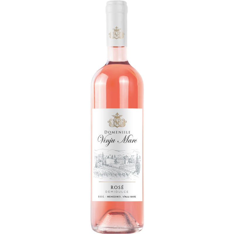 Domeniile Vinju Mare vin rose demidulce 0.75l