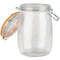Storage glass jar + lid, 1000 ML