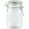 Borcan sticla depozitare +capac, 250ML