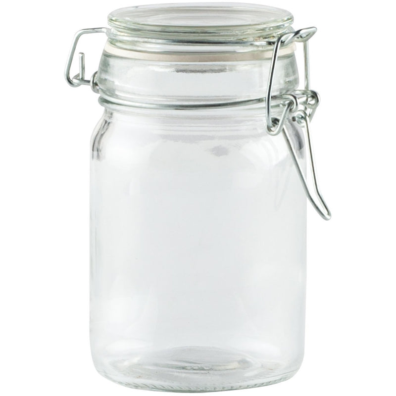 Borcan sticla depozitare +capac, 250ML
