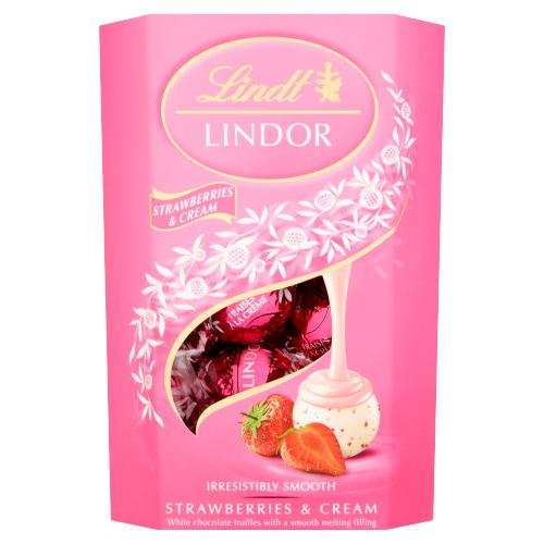 Lindt Strawberry Cornet and Cream Chocolate, 200g