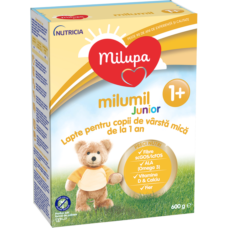 Milupa Milumil Junior lapte praf de la 1 an, 600 g