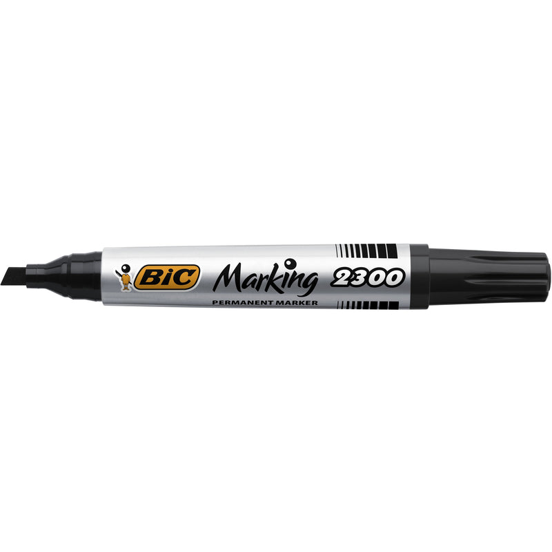 Marker permanent BIC Marking 2300 ECOlutions, varf tesit mediu, negru, 1 bucata