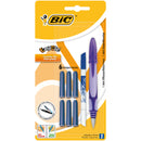 Olovka za ponovno punjenje BIC EasyClic, plava tinta, razne boje, 1 komad s mini bitom i uključenim rezervnim dijelovima