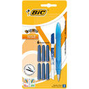 BIC EasyClic nachfüllbarer Stift, blaue Tinte, verschiedene Farben, 1 Stück mit Minibit und Ersatzteilen enthalten