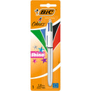Pix retractabil BIC 4 Colours Shine, 1.0 mm, 1 bucata