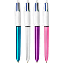 BIC 4 Colors Shine retractable pen, 1.0 mm, 1 piece