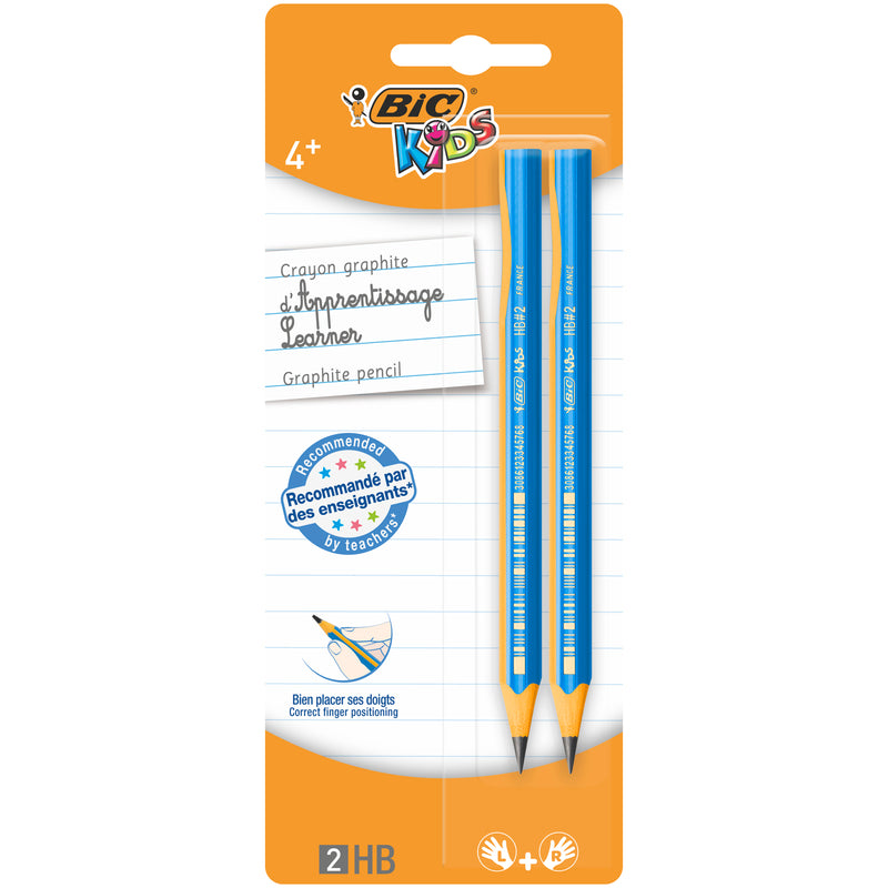 Creioane HB grafit BIC Kids Evolution, 2 bucati