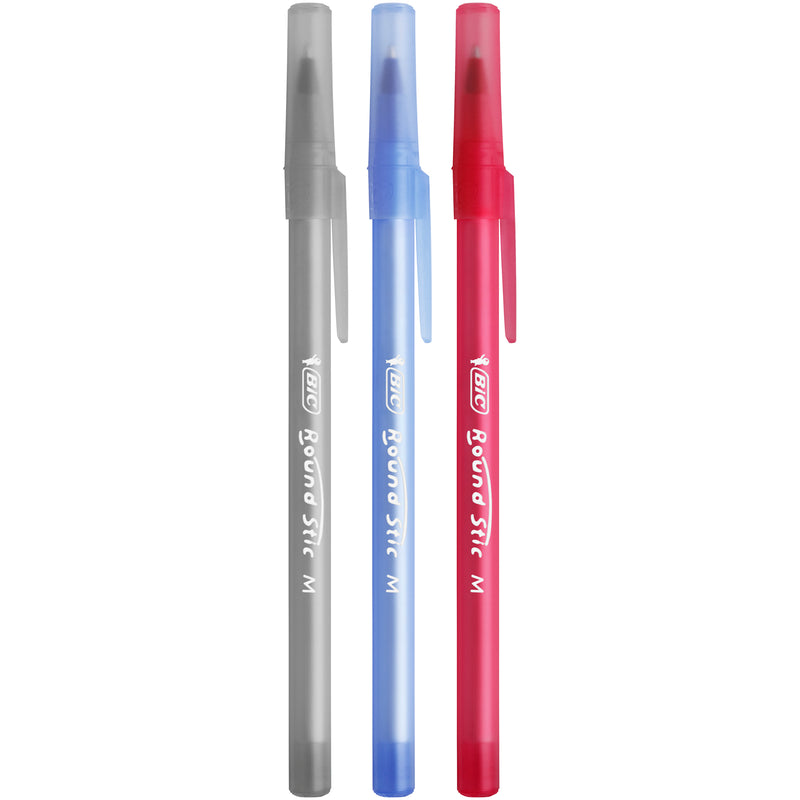 Pix BIC Round Stic Classic, 1.0 mm, diverse culori, 6 bucati