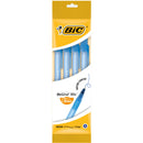BIC Round Stic Classic Stift, 1.0 mm, blau, 4 Stück