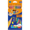 Creioane de colorat BIC Kids Evolution Stripes, 12 culori