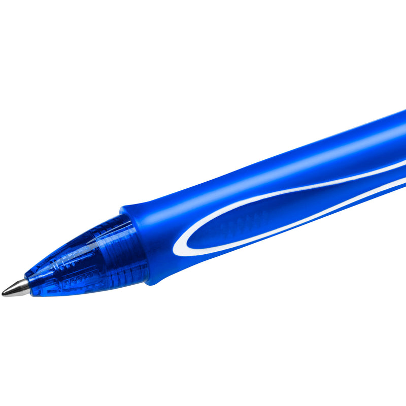Pix cu gel BIC Gelocity Quick Dry, 0.7 mm, uscare rapida, albastru, 1 bucata