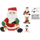 Figurina de plus Xmas cu sunet si miscare 18 cm