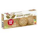 Cereal Bio Biscuiti cu susan si mac, 132g