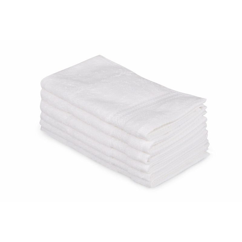 Hobby Set 6 prosoape de baie, 100% bumbac, 30 x 50 cm, Rainbow White