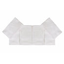 Hobby Set di 6 asciugamani da bagno, 100% cotone, 30 x 50 cm, Rainbow White