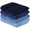 Set prosoape de baie Rainbow Blue, 4 bucati, 50 x 90 cm