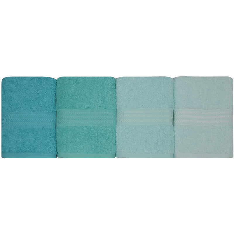 Set prosoape de baie Rainbow Tropical, 50x90 cm, 100% bumbac, 4 bucati