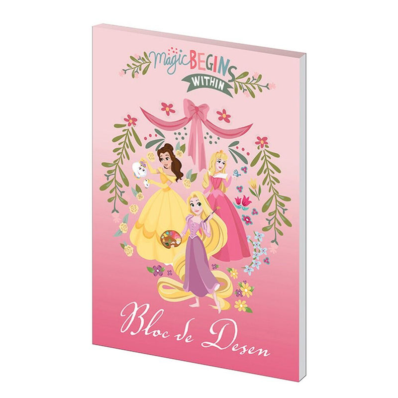 Bloc de desen A4, 16 file, licenta Princess