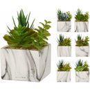 Planta artificiala in ghiveci tip marmura