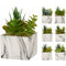 Planta artificiala in ghiveci tip marmura