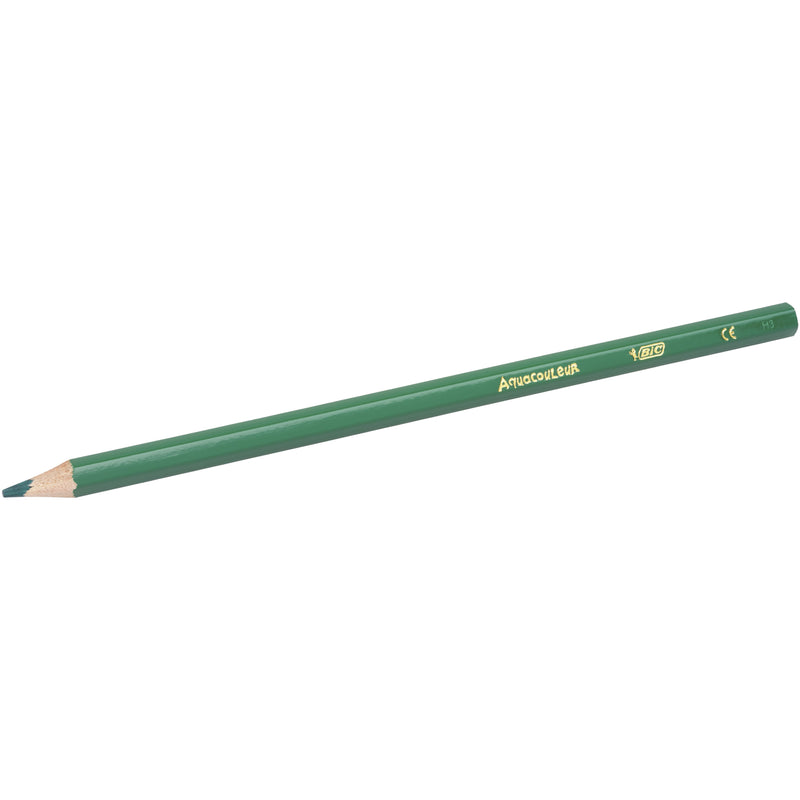 Creioane de colorat BIC Kids Aquacouleur, efect de acuarela, 12 culori