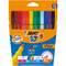 Markere de colorat BIC Kids Visa, lavabile, 12 culori