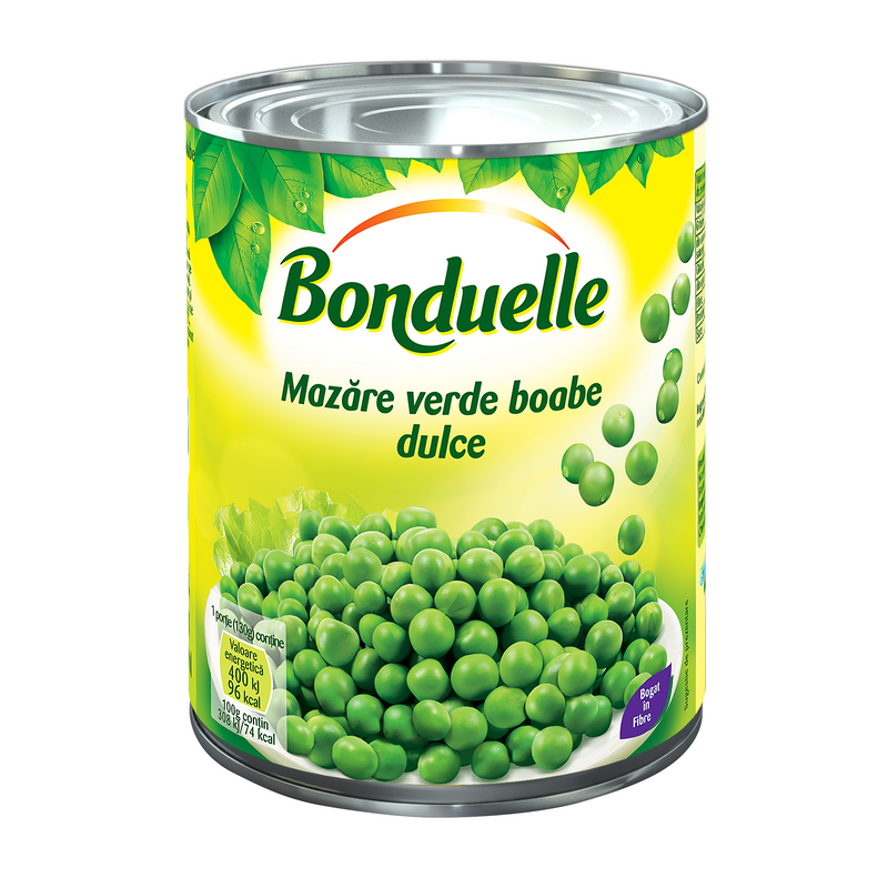 Bonduelle mazare verde fina la conserva 800ml