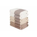 Sponge Home Set of 6 bath towels, 50 x 85 cm, Fitilli Brown