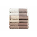 Eponj Home Set od 6 ručnika za kupanje, 50 x 85 cm, Fitilli Brown